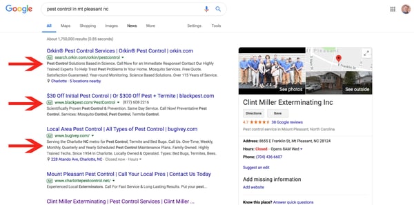 Google Search Ads Examples