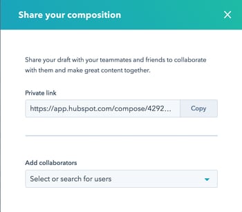 Step 4 how to add collaborators to hubspot blog